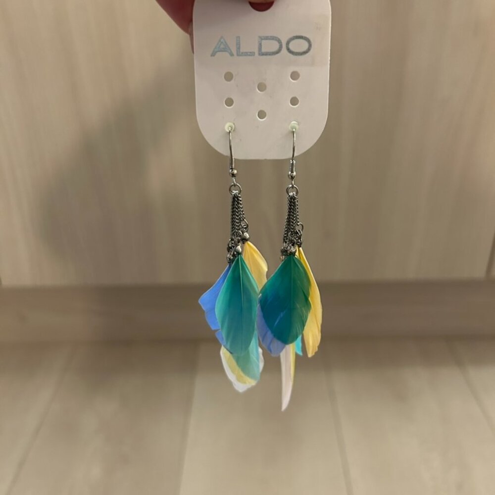 Feather earrings